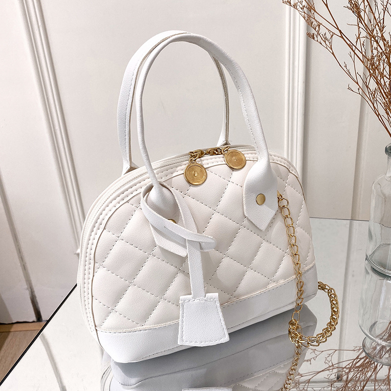 Luxury Solid Color Shoulder Crossbody Bag for Women's 2022 Trend Bag Female Designer Casual Lingge Handbag New Messenger Bags
