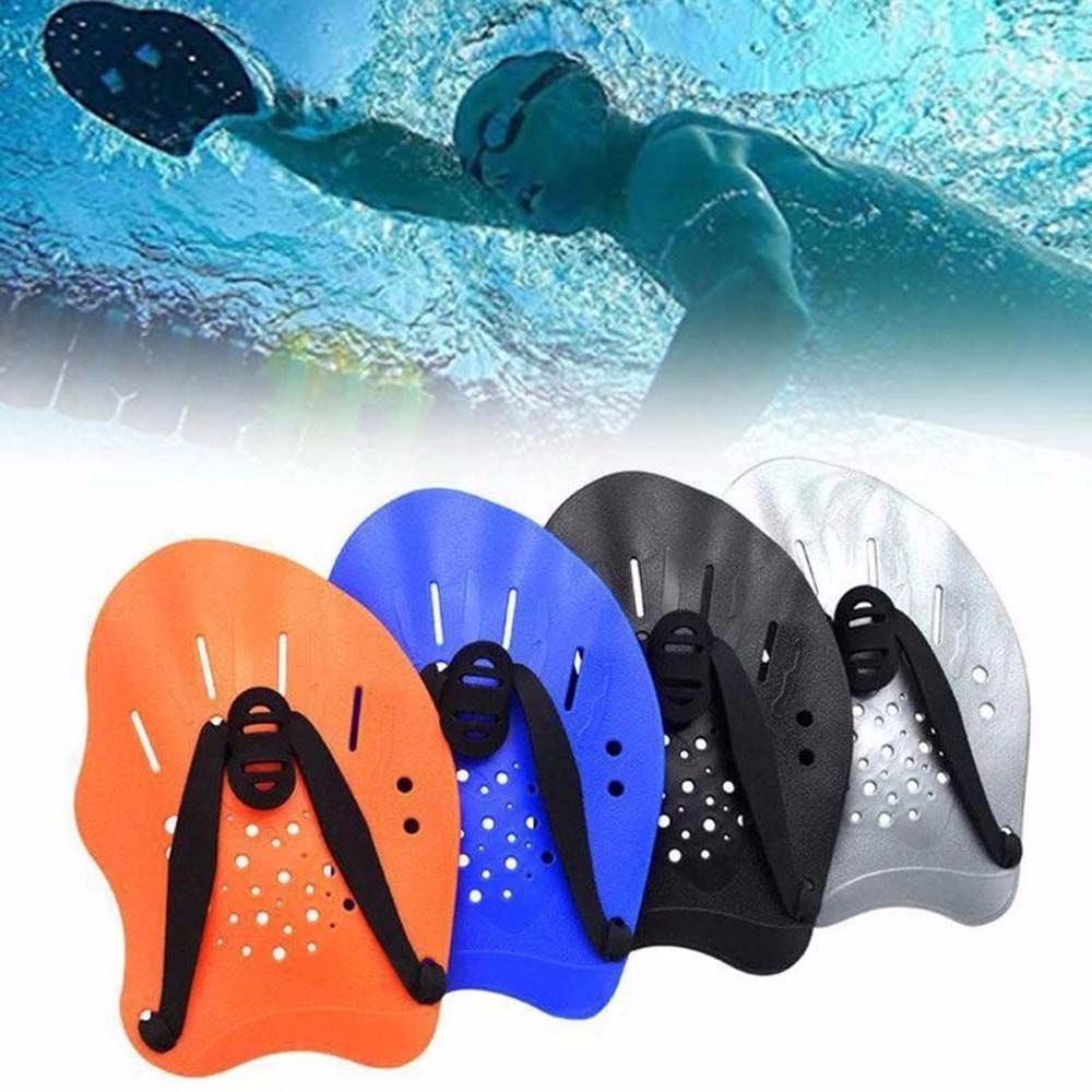 Kids Men Training Adjustable Gloves Swimming Accessory Pad Fins Flippers Swimming Paddles Diving Palm Hand Webbed