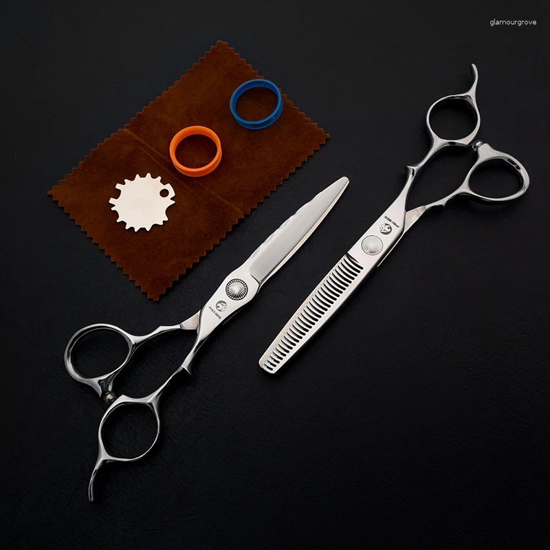 Custom Hair Scissors Professional 6.0 Inch Adjustable Screw Cutting Barber Tools S2563