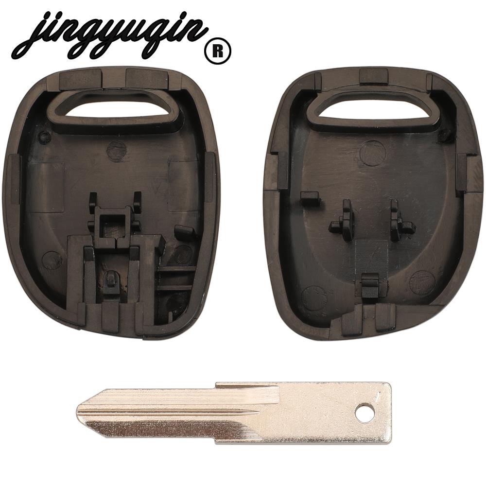 jingyuqin 10pcs For Renault Duster Logan Kangoo Master Traffic Fob new Remote Car Key Shell 2025 Case Uncut NE72 VAC102 Balde Repalcement