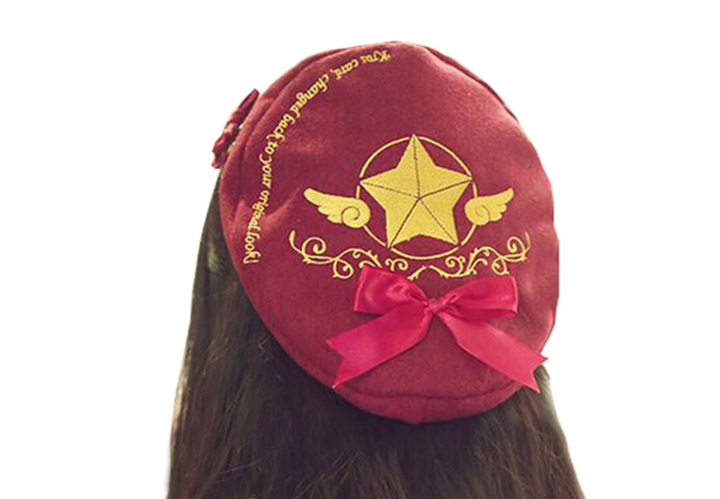 Brdwn Cardcaptor Sakura Women's KINOMOTO SAKURA Cosplay Hat Cap Beanies Beret