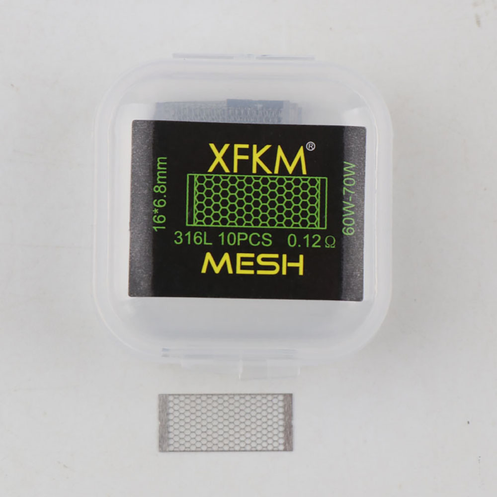 10Pcs/Lot XFKM Mesh Style Coils A1 0.13Ohm S316 0.12Ohm Ni80 0.16Ohm Heating Coil Wire for Profile RDA Unity RTA DIY Coil