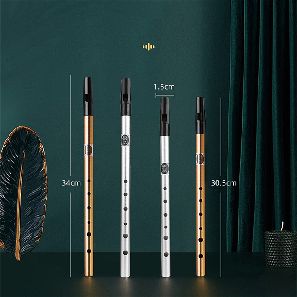 1pc Irish Whistle Flute C/D Key Ireland Tin Penny Whistle 6 Hole Flute Musical Instruments Woodwind Accessories
