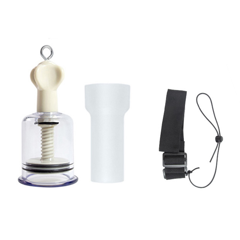 Penis Pump Enlarger Extender Leg Belt Hanger Exerciser with Vacuum Cup Sex Toys Men Dick Enhancer Stretcher Trainer Masturbators