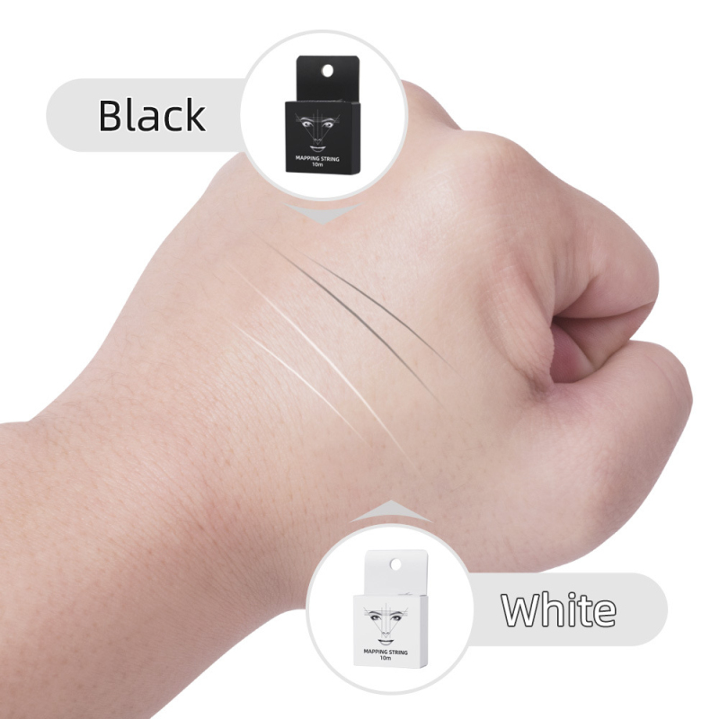 Pre-inked Brow Tattoo Thread Long-lasting Results Reliable And Consistent Eyebrow Marker Thread Easy To Use Sleek Design