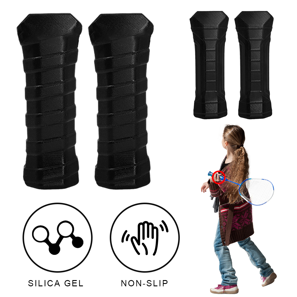 2Pcs Silicone Tennis Racket Grip Comfortable Pickleball Racket Overgrip Anti Slip Paddle Tennis Handle Grip Padel Accessories