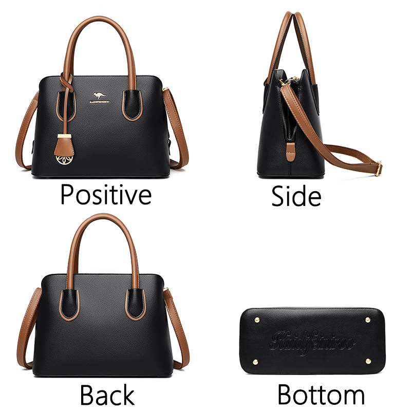 2023 New Retro Leather Bag Ladies Purses and Handbags Luxury Handbags Women Bag Designer Brand Shoulder Crossbody Bags For Women