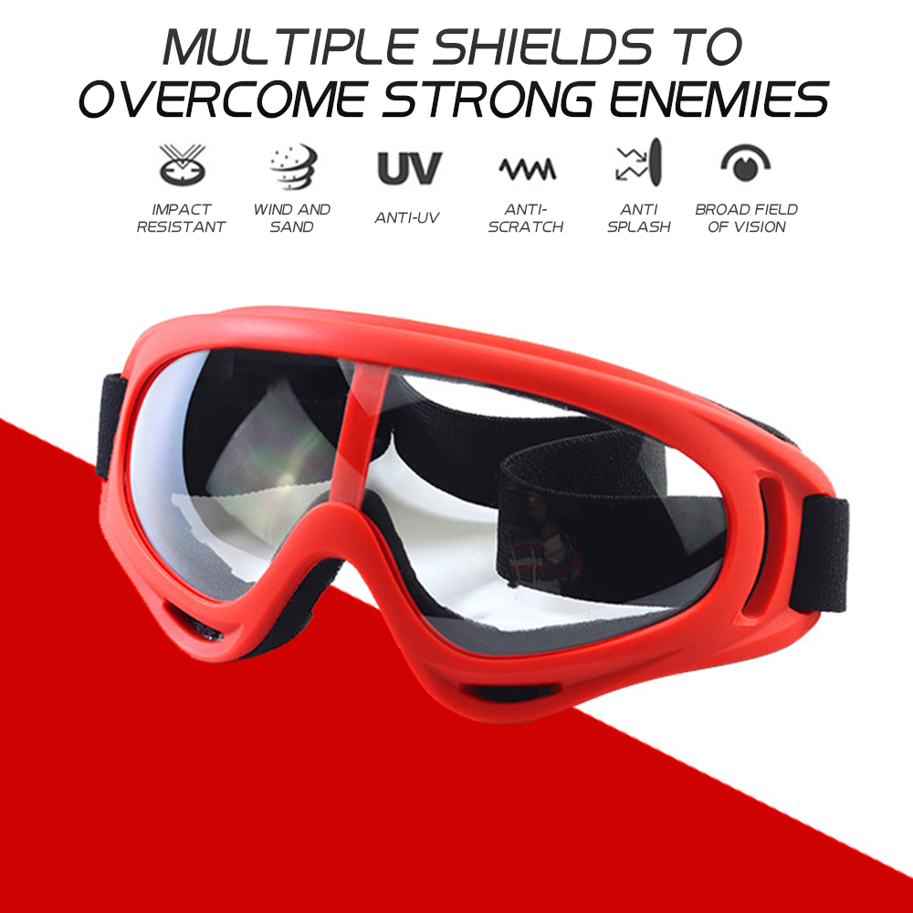 Motorcycle Glasses Anti Glare Bike Motocross Sunglasses Sports Ski Goggles Windproof Dustproof UV Protective Gears Accessories