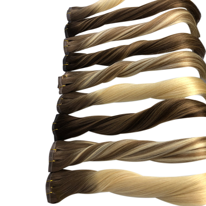 Clip In PU Full Head Hair Extensions 100% Real Raw Virgin Human Hair Brazilian Straight 6pc/Set Natural Hairpiece 14-26 Inches