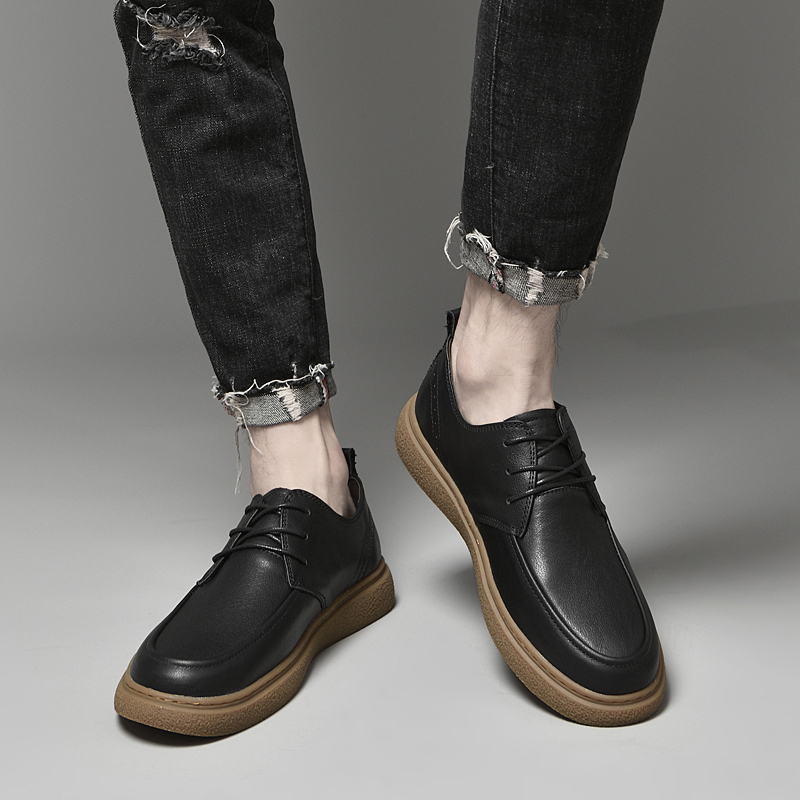 Mens Handmade Genuine Leather Casual Shoes Hot Sale Men Loafers Comfy Moccasins All-match Driving Shoe 9a74