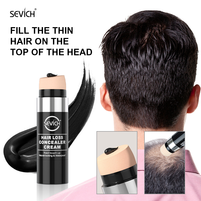 Sevich 5 Colors Hair Concealer 30ml Waterproof Hairline Powder Instantly Black Root Cover Up Shadow Hair Coverage Fluffy Powder