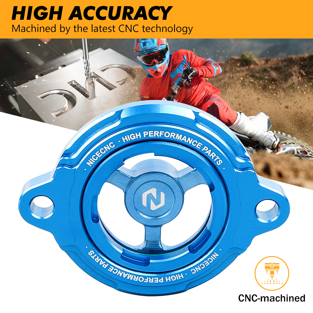 Cubierta de filtro de aceite de motor para Husqvarna FE 501/S 450 FC450 701 Enduro Supermoto Vitpilen Husaberg FE 390 450 501 570 FS570 FX450