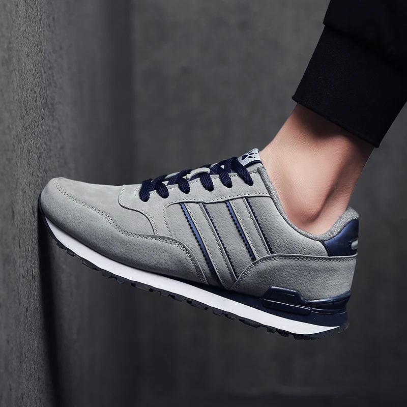 High Quality Men's Sneakers Leather Casual Autumn 2022 New Breathable Men Shoes Tenis Male Flat Shoe atillas Hombre