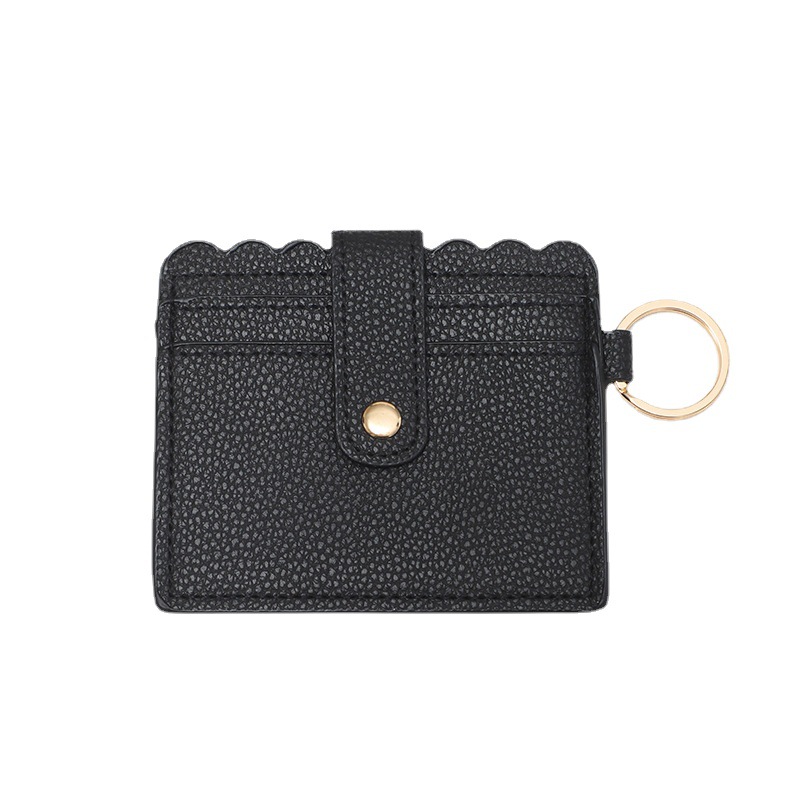 Designer card holder New Arrival High Quanlity Simple Leather Casual Solid Color Holders Women Zipper Change Purse Girls Mini Key Card Bag Gift design