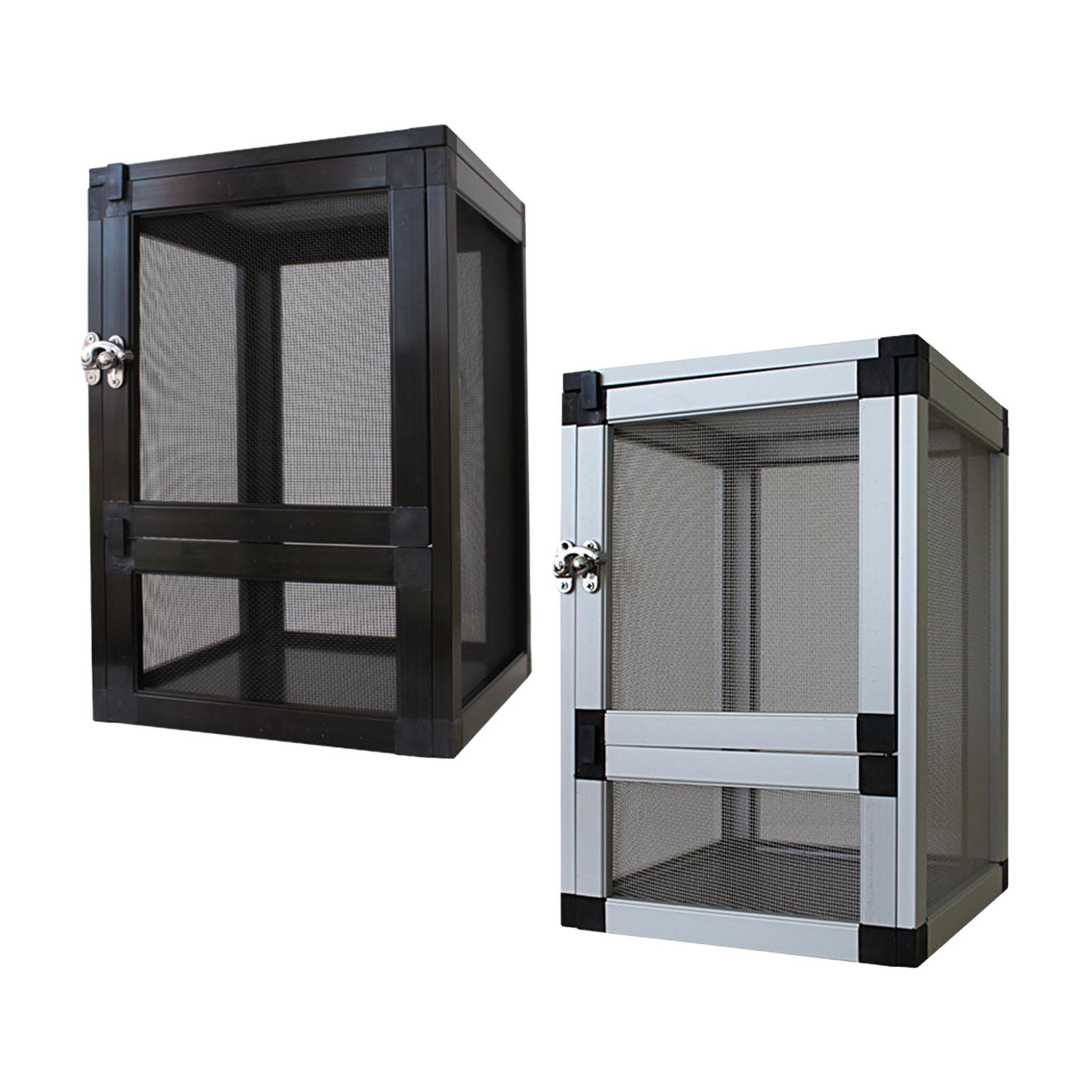 Air Screen Cages Container Case Reptile Cage Breeding Box Reptiles Habitat for