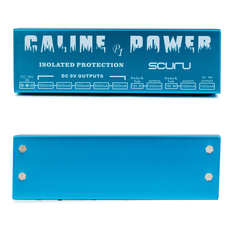 Caline P1 High Power Pedal Supply 18V 2A 36W Guitar Effects Pedal 8 Isolated Outputs Power Supply Guitar Parts & Accessories