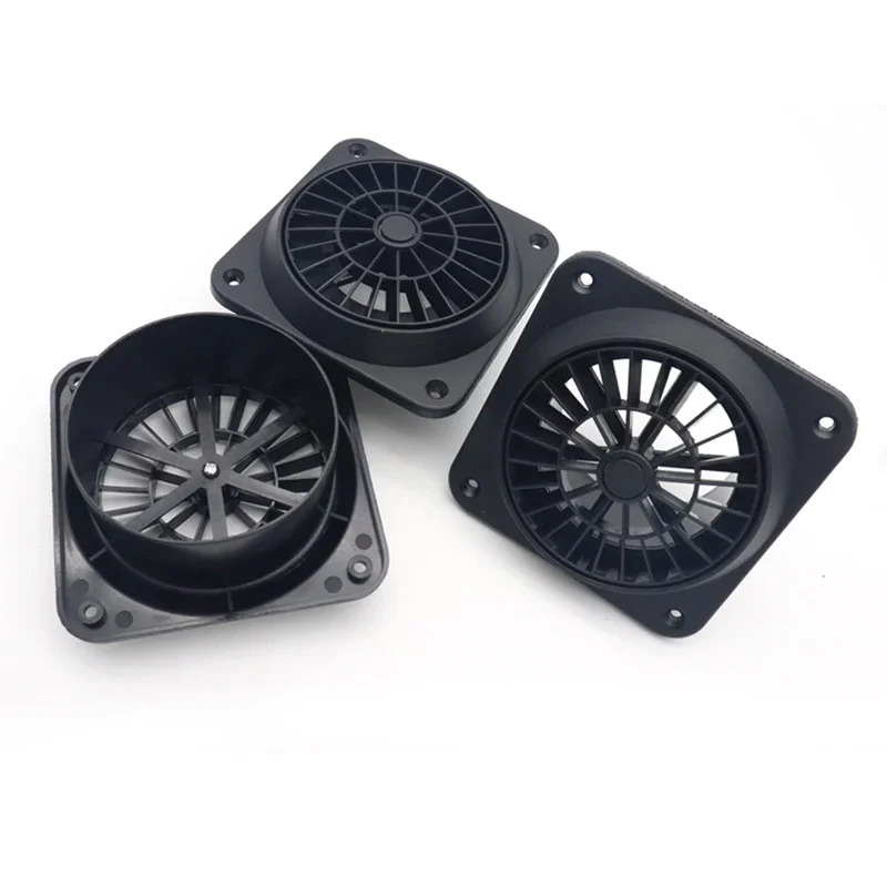 60/75/90mm Black Car Air Conditioner Outlet For Webasto Eberspacher Heater Air Vent Outlet with Fan Air Conditioning Vent