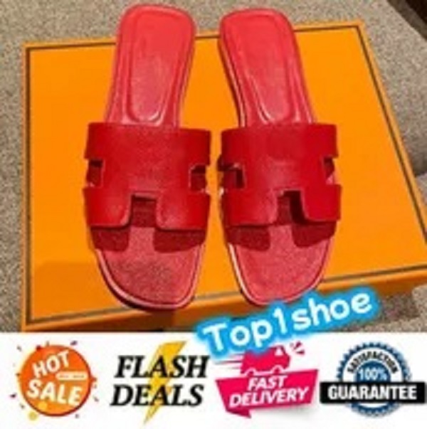 designer Slippers for women famous slides sandale womens flat slide slipper sliders shoes bottom flip flops casual beach sandal real leather Paris Embroidered 35-42