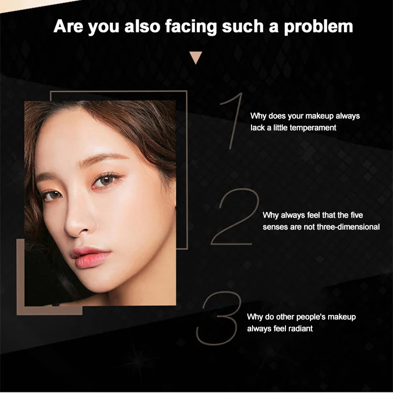 Face Concealer Pen Long Lasting Dark Circles Corrector Contour Concealers Stick Double Head High Gloss Face Cosmetic Makeup 240621