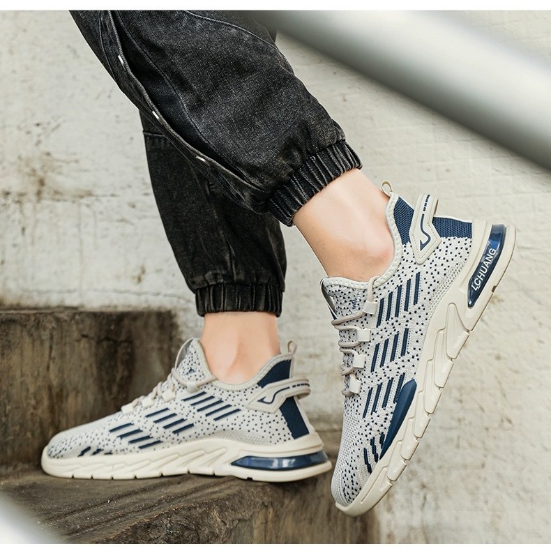 Breathable Ddmysports Summer New Men S Casual Running Mesh Sneakers Flyweave Shoes White Outdoor neakers hoes