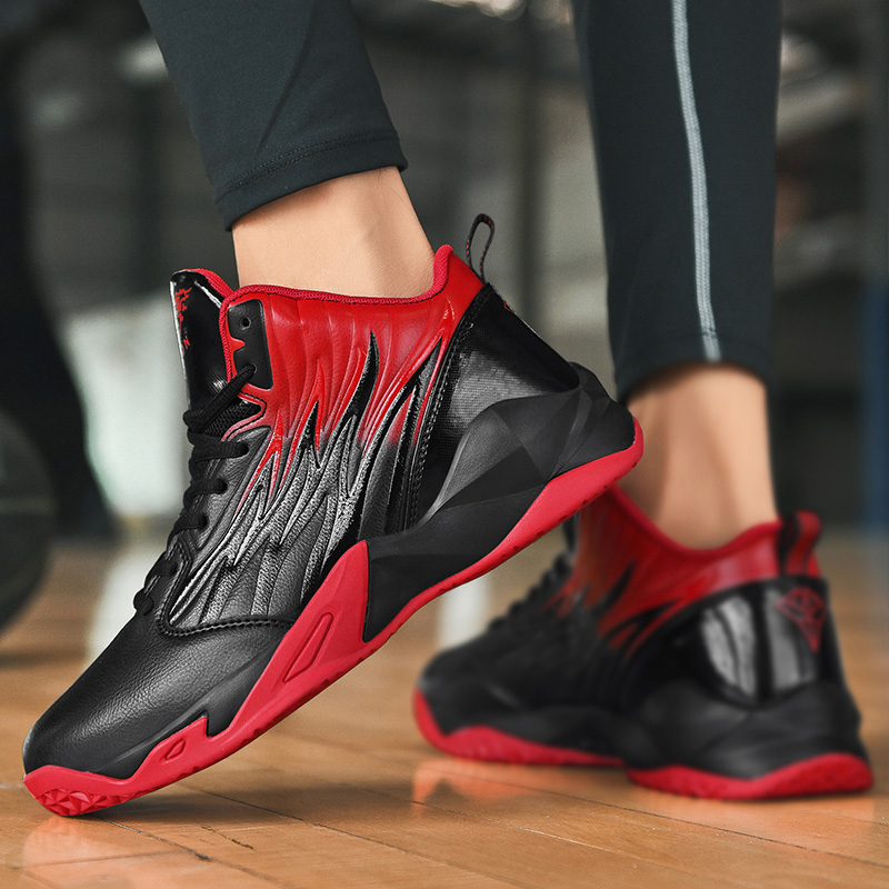2023 New Retro Basketball Shoes for Men Lace-Up High Top Sneakers Basketball Breathable Women Basketball Shoes Outdoor Athletic