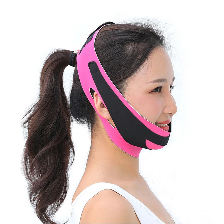 V Face Line Belt Slimming Thin Facial Belt Double Chin Face Bandage Slim Lift Up Anti Wrinkle Mask Strap Band Beauty Tool 1pcs