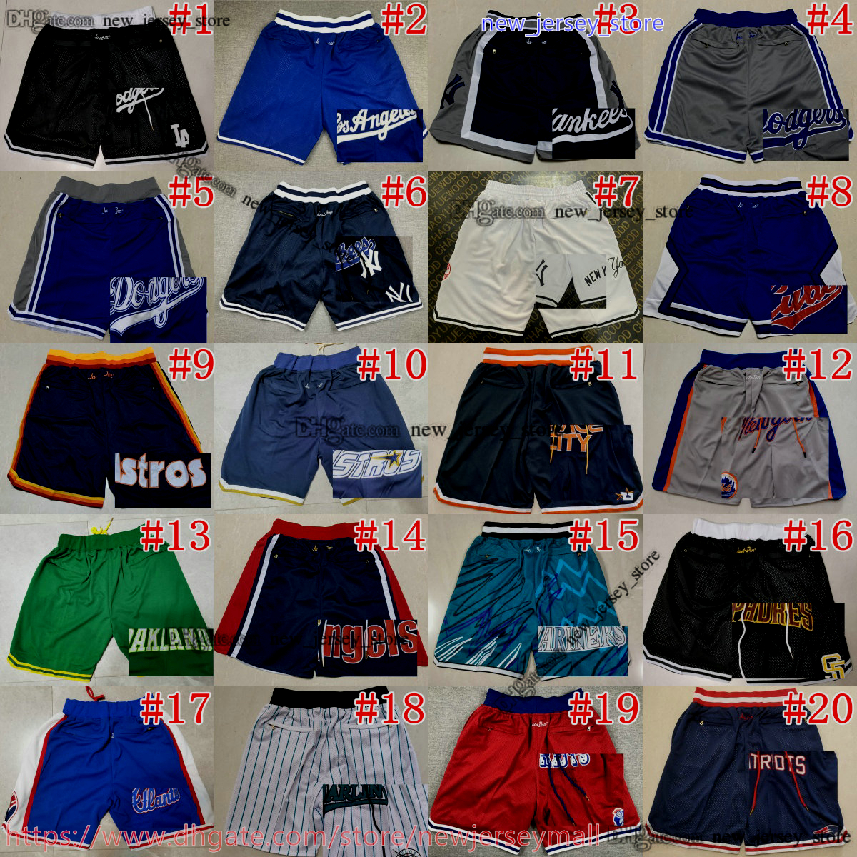 Just Don XSXXXL 2024 New City Basketball Shorts Team Hip Pop Pant With Pocket Zipper Sweatpants Classic Vintage Breathable Gym Trai