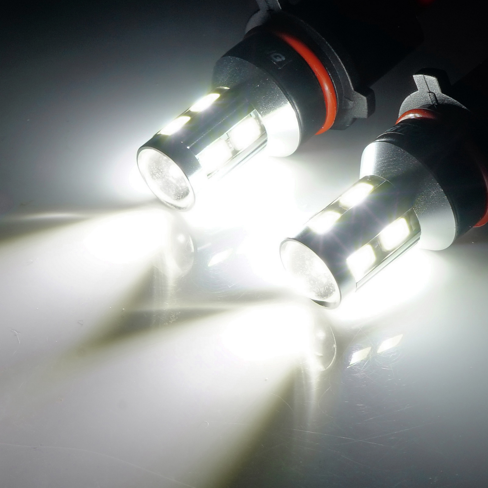 ANGRONG 2x P13W 9 SMD LED Bulb Fog Lamps Daytime Running Light DRL For Audi A4 B8 Q5 Chevrolet Camaro Mazda CX-5 Peugeot 508