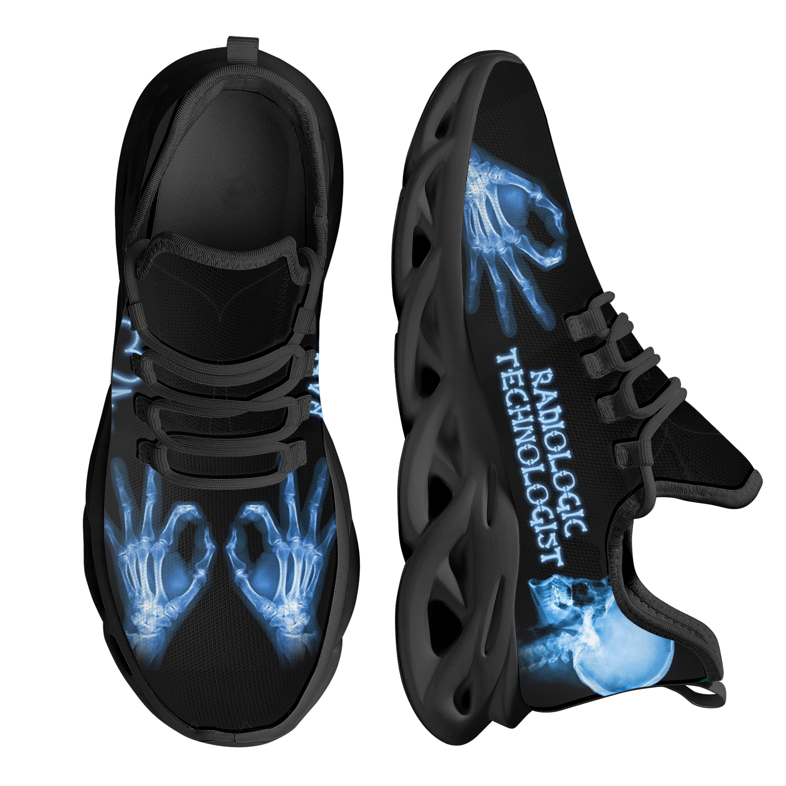 INSTANTARTS 2025 Men Sneakers Shoes Radiologic Technologist Blue Print Casual Men's Lightweight Flats Footwear new Zapatillas Hombre 2023
