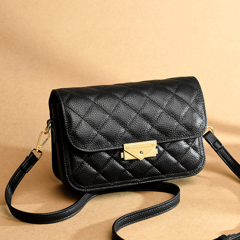 100% Genuine Leather Crossbody Bag For Women Shoulder Bags 2023 Luxury Designer Handbag Female Solid Color Messenger Tote Sac