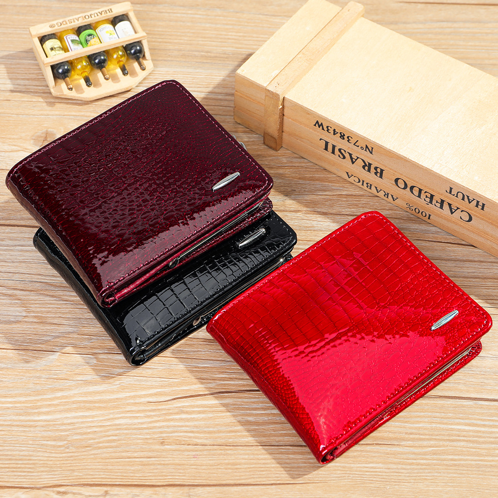 Designer Leather Coin Purse Women: Short Wallet For Cards & Coins New Free Delivery Designer Bag