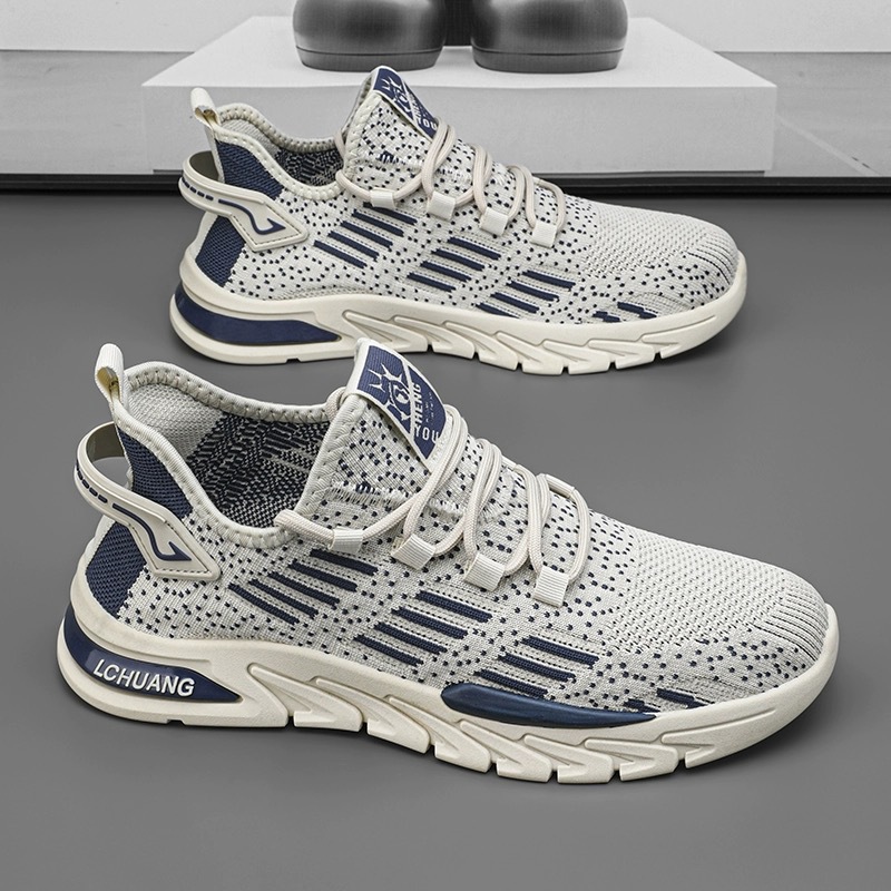 Breathable Ddmysports Summer New Men S Casual Running Mesh Sneakers Flyweave Shoes White Outdoor neakers hoes