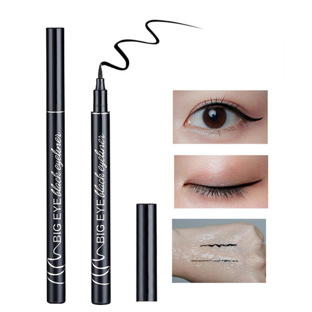 Women Eyeliner Liquid Pen Waterproof Long Lasting Quick Drying Smooth Beauty Eyeliner Easy Color Development Eyeliner Makeup Too