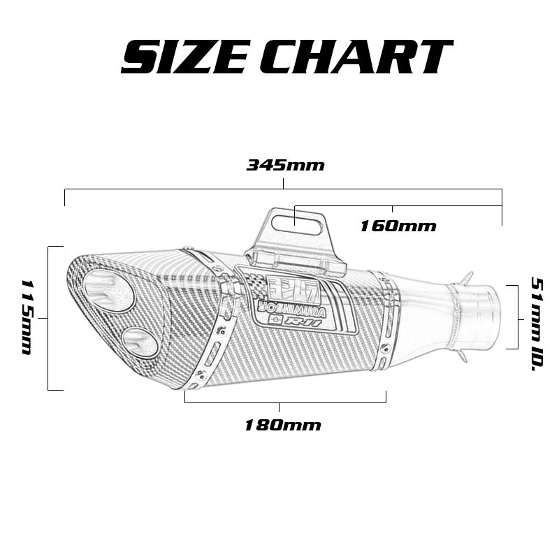 Motorcycle modification S2 carbon fiber double mouth hexagonal angled fish mouth imitation Scorpio