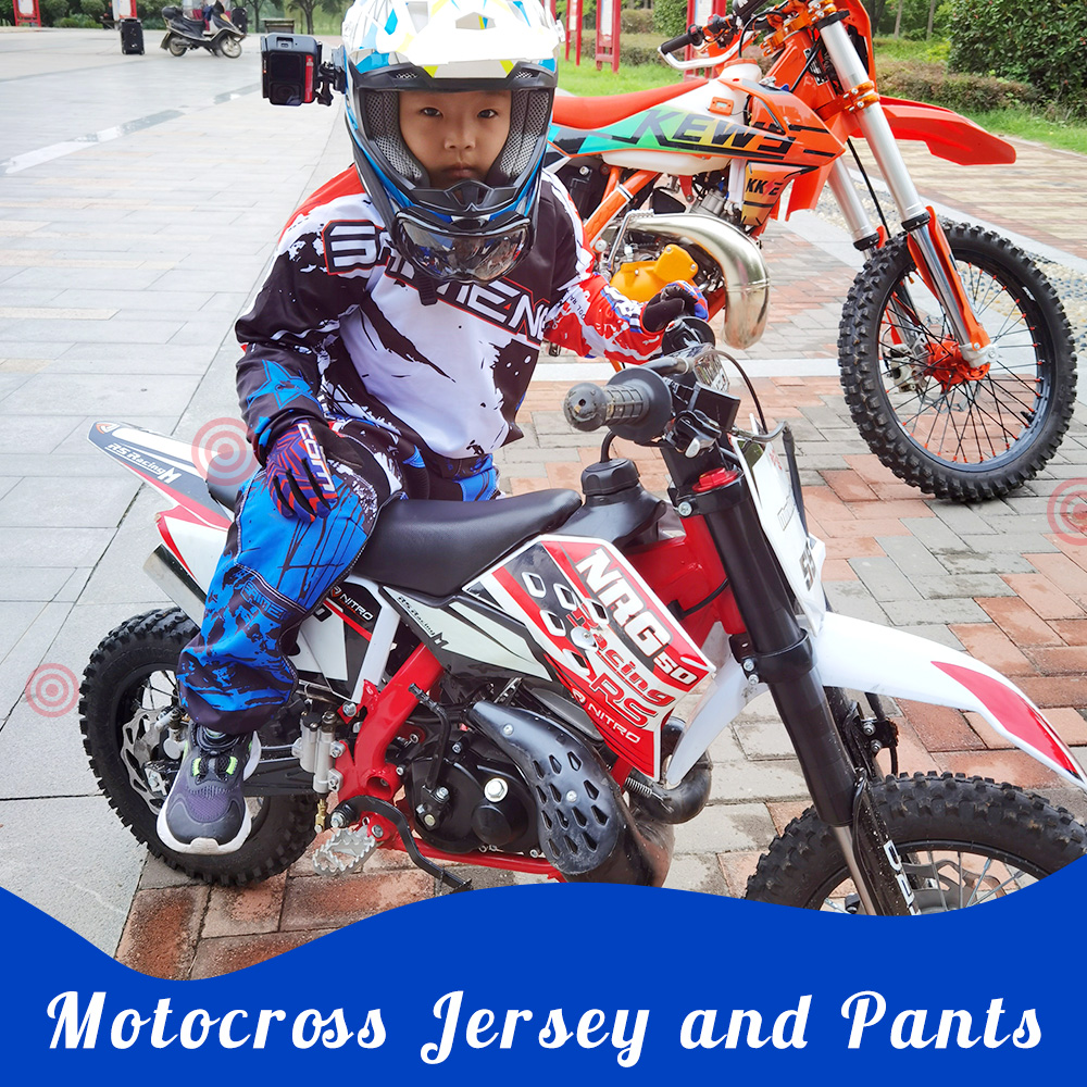 children's Motocross Jersey and Pants Youth Motorcycle clothes racing suit gear set Enduro MX Combo Kids Kits ATV 20/22/24/26/28