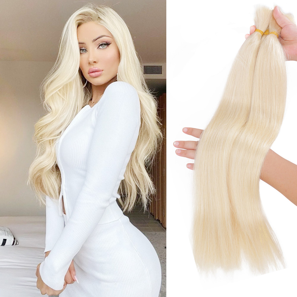 Bulk Human Hair For Braiding Human Hair Bulk For Braids No Weft Straight Hair Bundles Braid Hair Extentions For Women