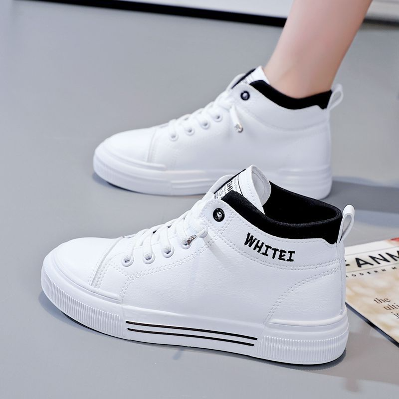 Fashion Women's High-top Breathable Sneakers 2023 Trend White Flat Casual Sports Designer Running Shoes for Woman Tennis Ladies 2f78