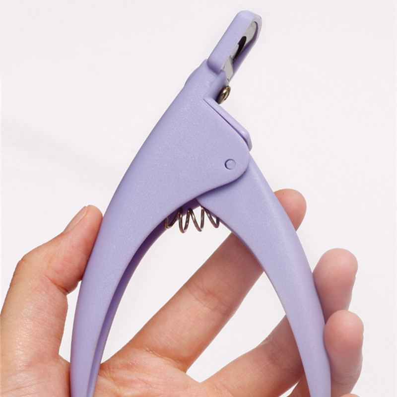 U-shaped Fake Nail Cutter Clippers Acrylic Gel Extend French False Nail Tips Cutter Knife Trimmers Straight Edge Manicure Tool