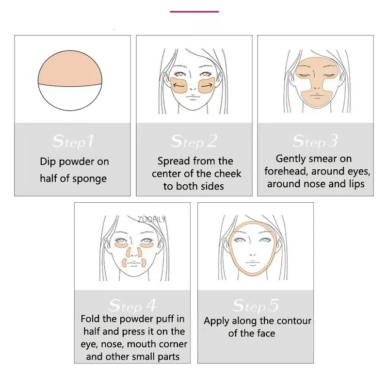 Natural Setting Powder Soft Light Silk Face Foundation Waterproof Long-lasting Face Oil Control Non Powdered Make-up Cosmetics 240712