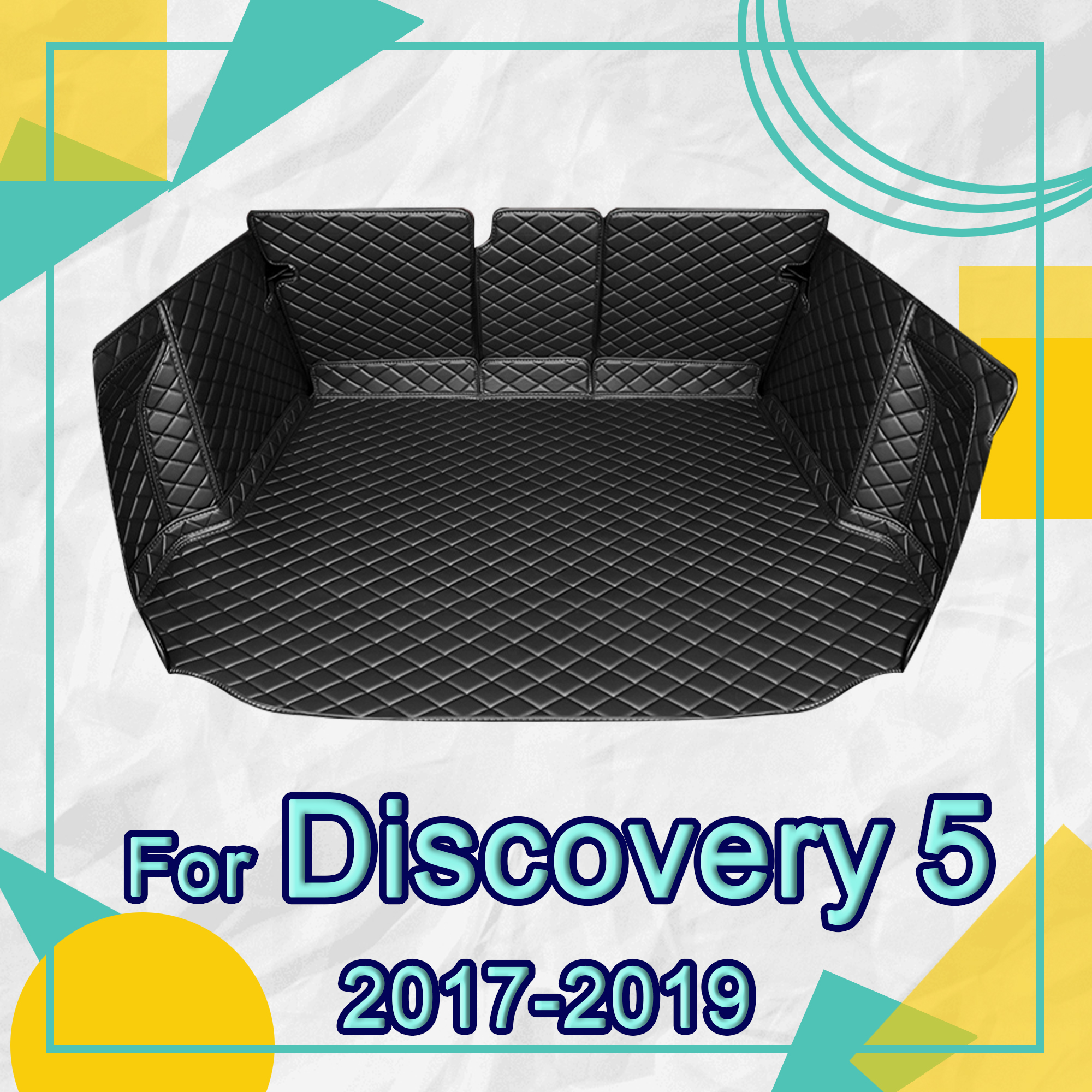 APPDEE Car trunk mat for Land Rover Discovery 5 Seven seats 2017 2018 2019 cargo liner carpet interior 2025 new accessories cover