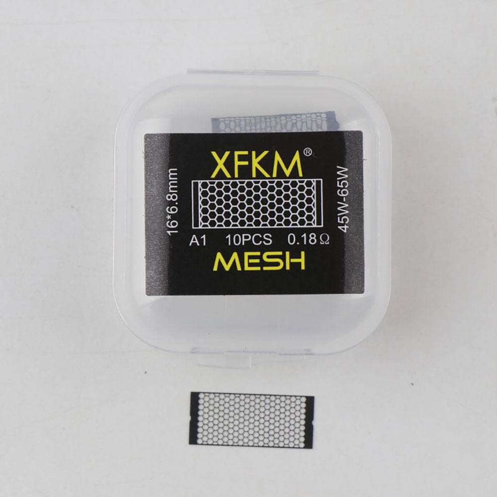 10Pcs/Lot XFKM Mesh Style Coils A1 0.13Ohm S316 0.12Ohm Ni80 0.16Ohm Heating Coil Wire for Profile RDA Unity RTA DIY Coil