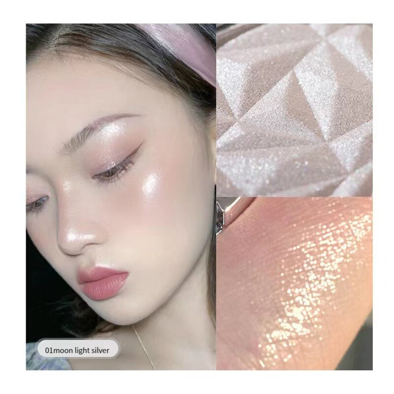 Brighten And Modify The Face Shadow Powder Diamond Highlight Powder Blusher Fairy Glitter Powder Beautify The Face Pearl Explode