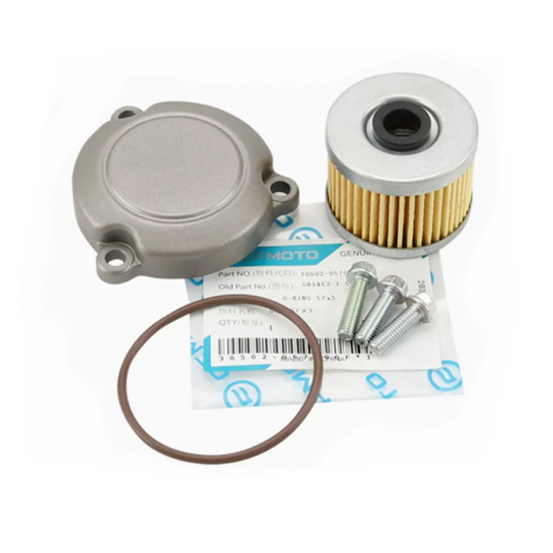 Motorcycle Oil Filter Cleaner Cover Cap Oil Seal For CFMOTO 250NK 250SR CF250NK CF250SR CF MOTO NK250 SR250
