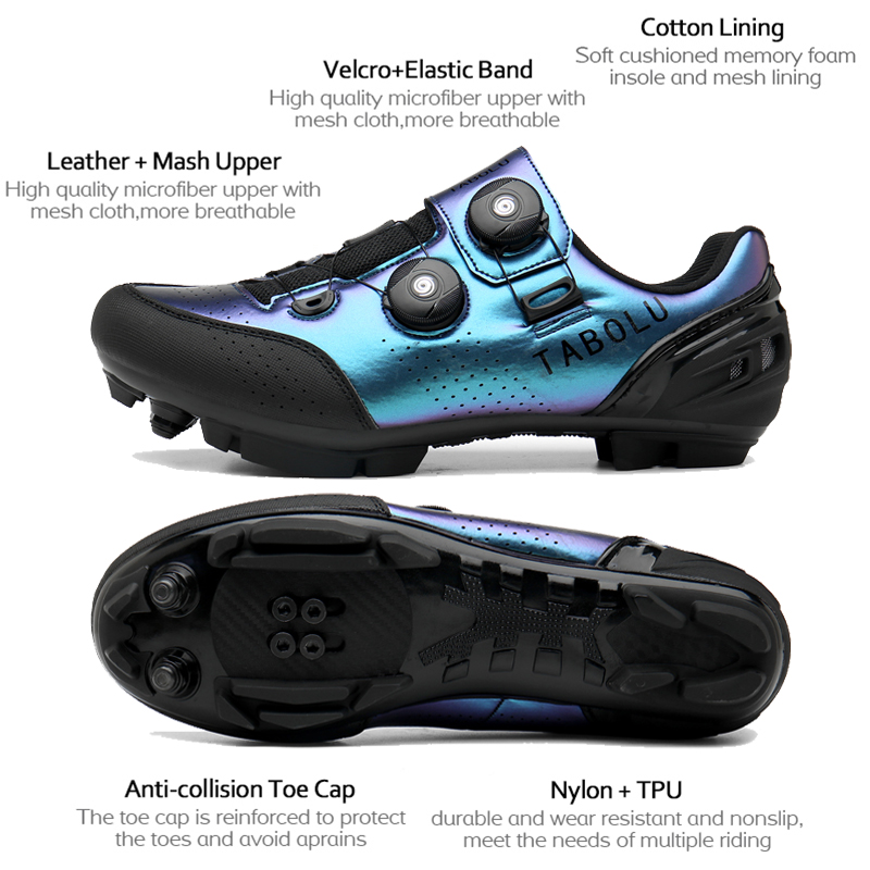 2023 Cycling Sneaker MTB Cleat Shoes Men Sports Dirt Road Bike Boots Speed Sneaker Racing Women Bicycle Shoes for Shimano SPD SL