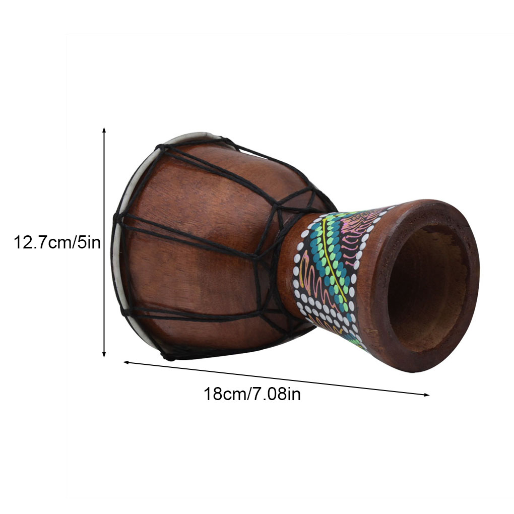 Kids Djembe Musical Instrument Teaching Props Adults Bango Atmosphere Props Hand Drums for Party Bar House Church Accessory