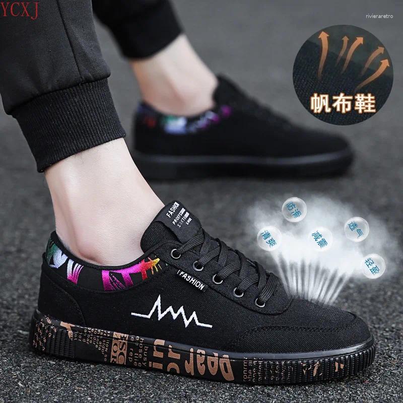 Casual Shoes Summer Men's Canvas Skate Korean Version Trend Student Breathable Men Sneakers