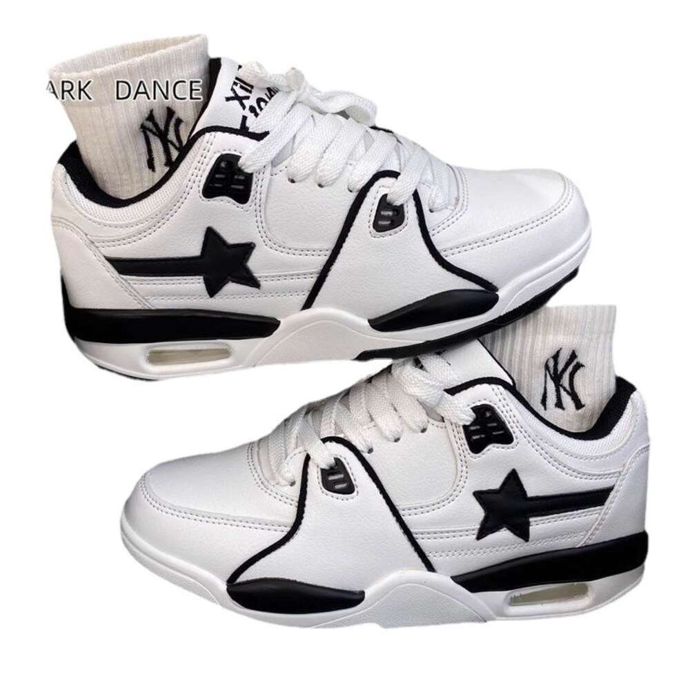 China-Chic ins style crowd color matching trend air cushion small white shoes women vibe high street lovers leisure jogging sneakers