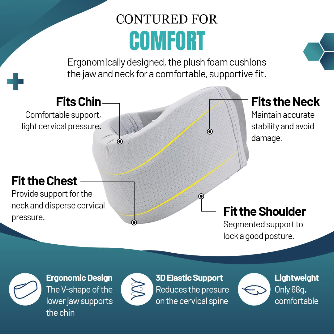 Neck Brace Sponge Neck Stretcher Orthopedic Pillow Collar Cervical Relieve Pain Pressure Neck Support Tractor Posture Corrector