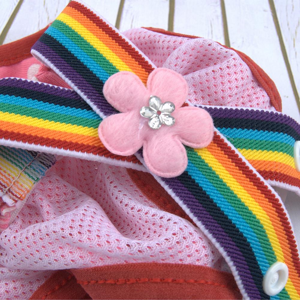 Female Dog Diaper Underwear Briefs Cute Comfortable Washable Polka Dot Striped Sanitary Diaper Pet Physiological Pants for Home
