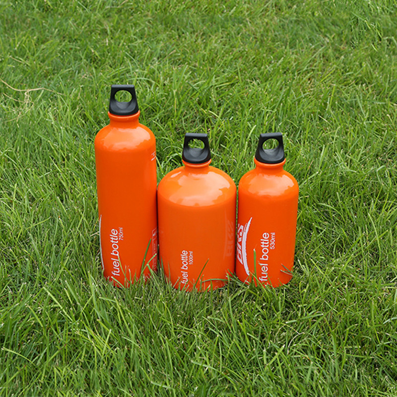 530ml/750ml/1000ml Aluminum Oil Fuel Bottle Alcohol Gasoline Diesel Kerosene Liquid Fuel vessel For Outdoor Oil-burning Stove